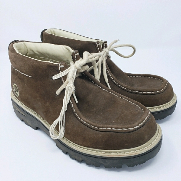 Timberland Nubuk Brown Chukka Low Top Boots main image 5